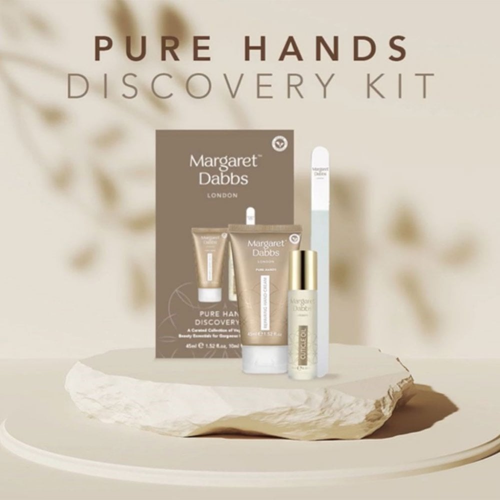 PURE Hands Discovery Gift Set (45ml PURE Repairing Hand Cream, PURE Cuticle Oil, Small Crystal Nail File)