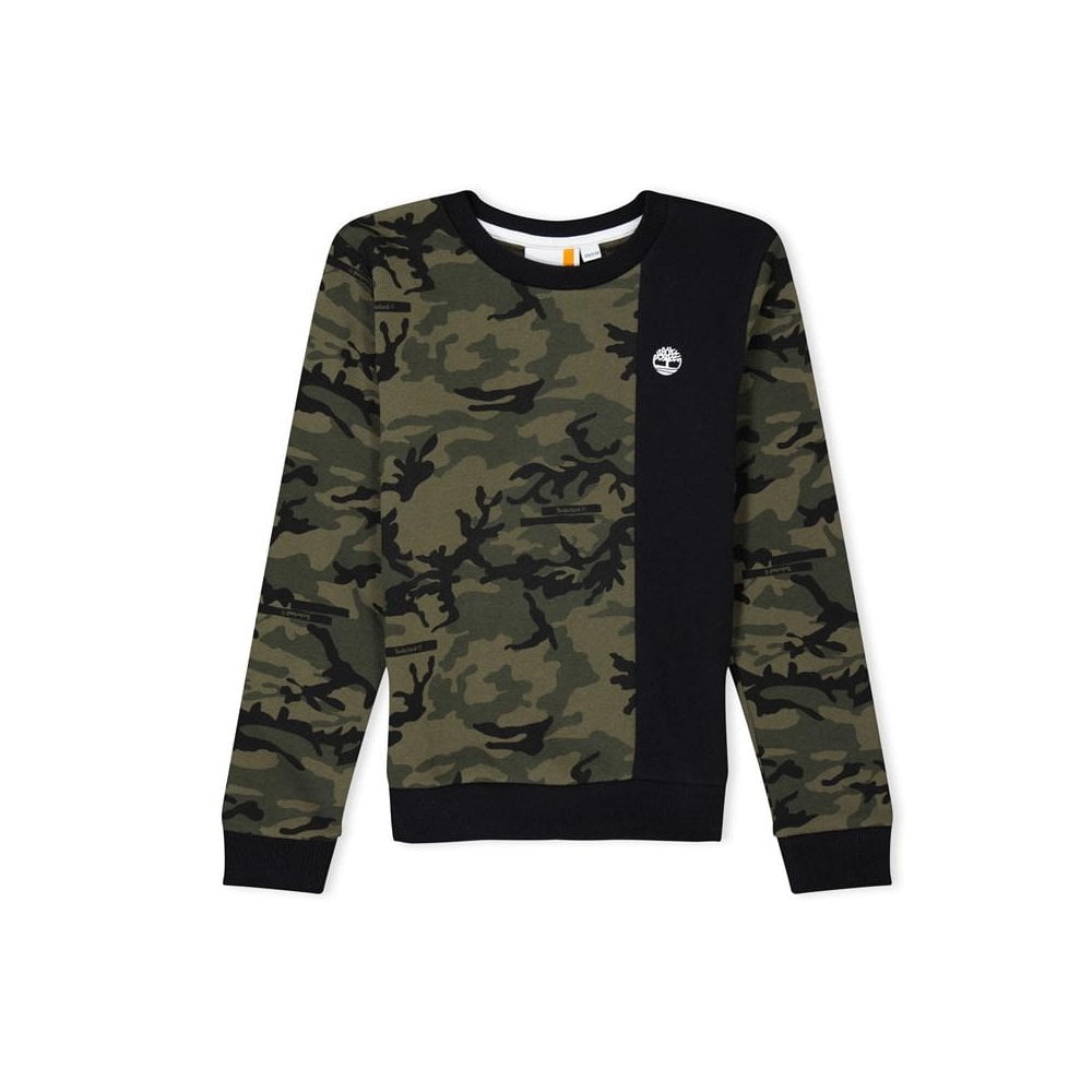 Half/Half Camo Sweatshirt