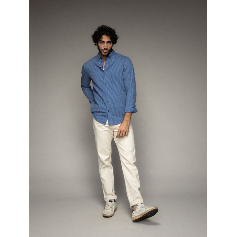 MMGTheo Linen Stripe Shirt
