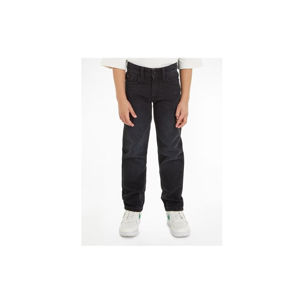 Junior Straight Washed Jeans