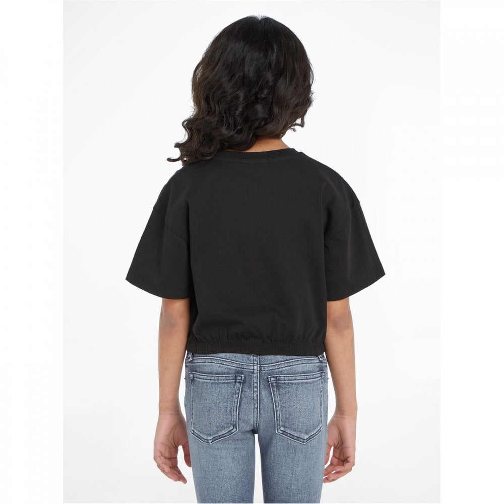 Bronze Monogram T-Shirt Black