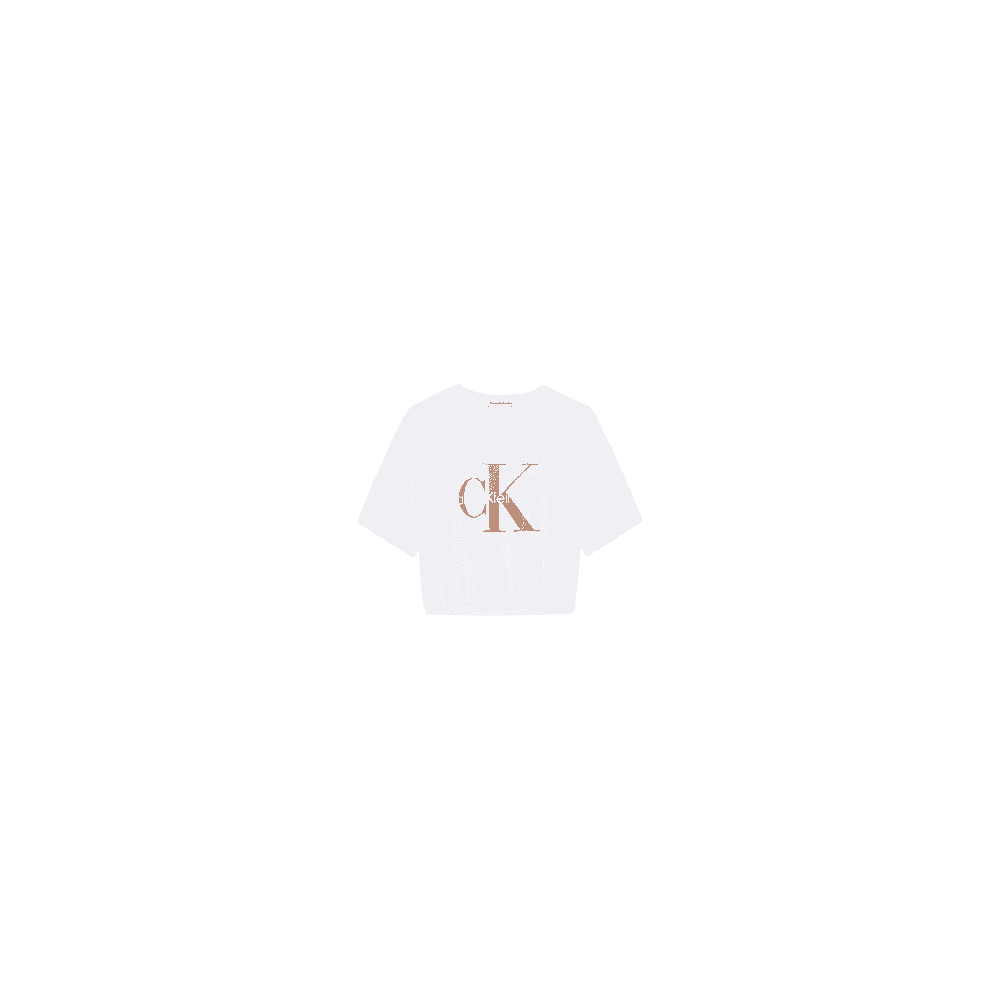 Bronze Monogram T-Shirt Ivory