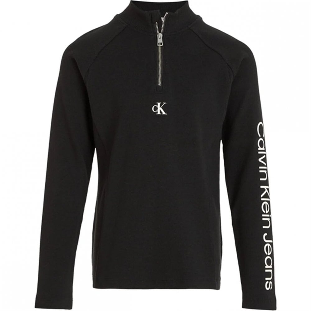Hero Logo Rib Zip Up Ls Bluse