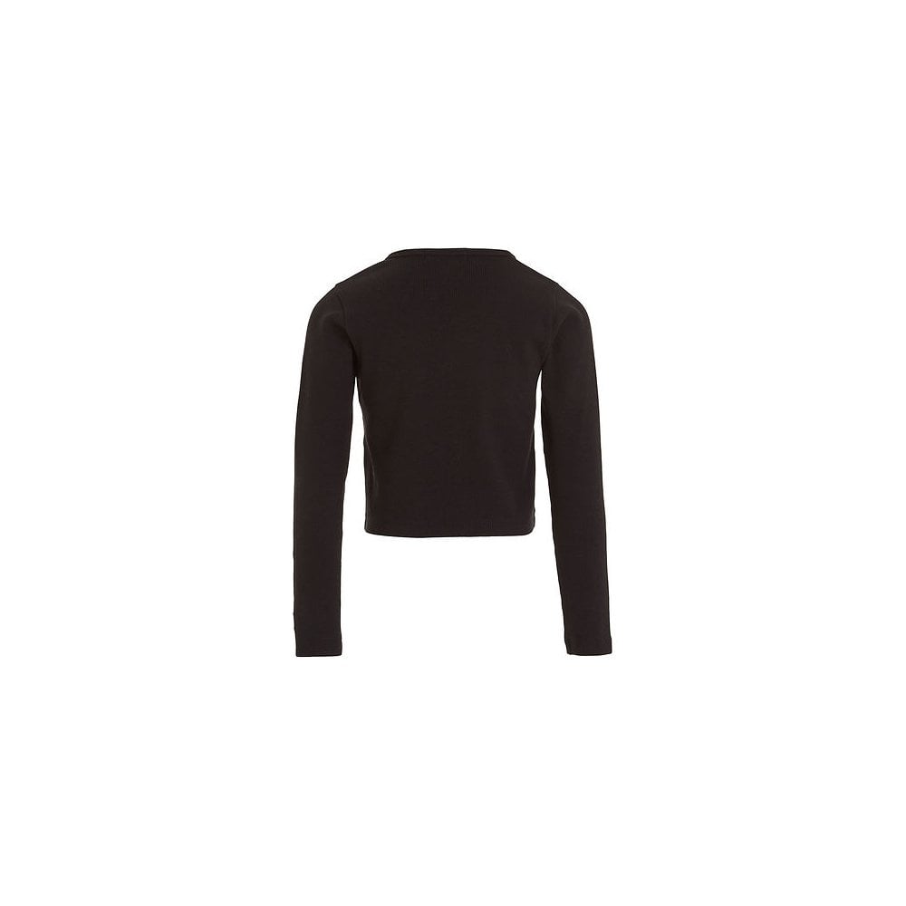 Blouse - Cropped - Rib Black