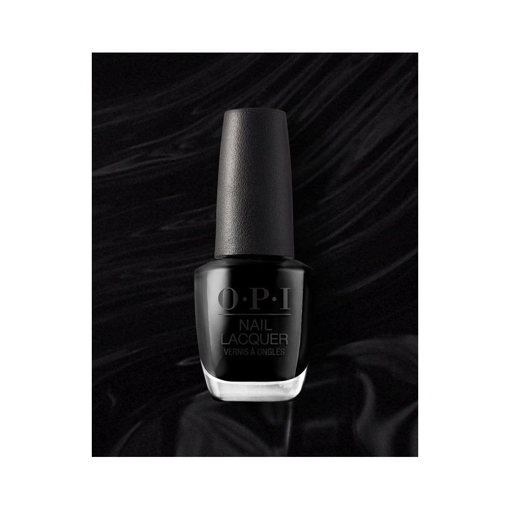 Lady in Black Nail Polish