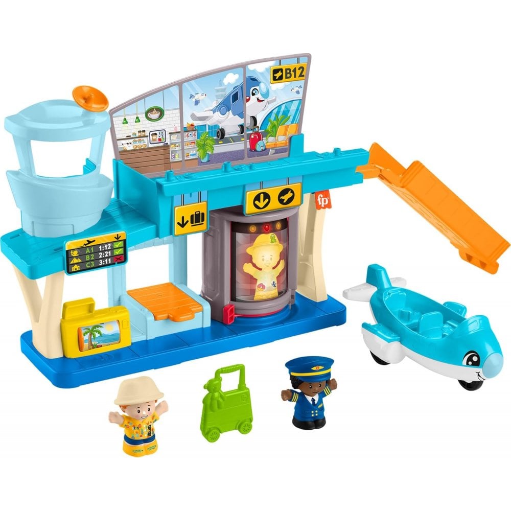 Toddler Toy Everyday Adventures Airport Playset with Airplane