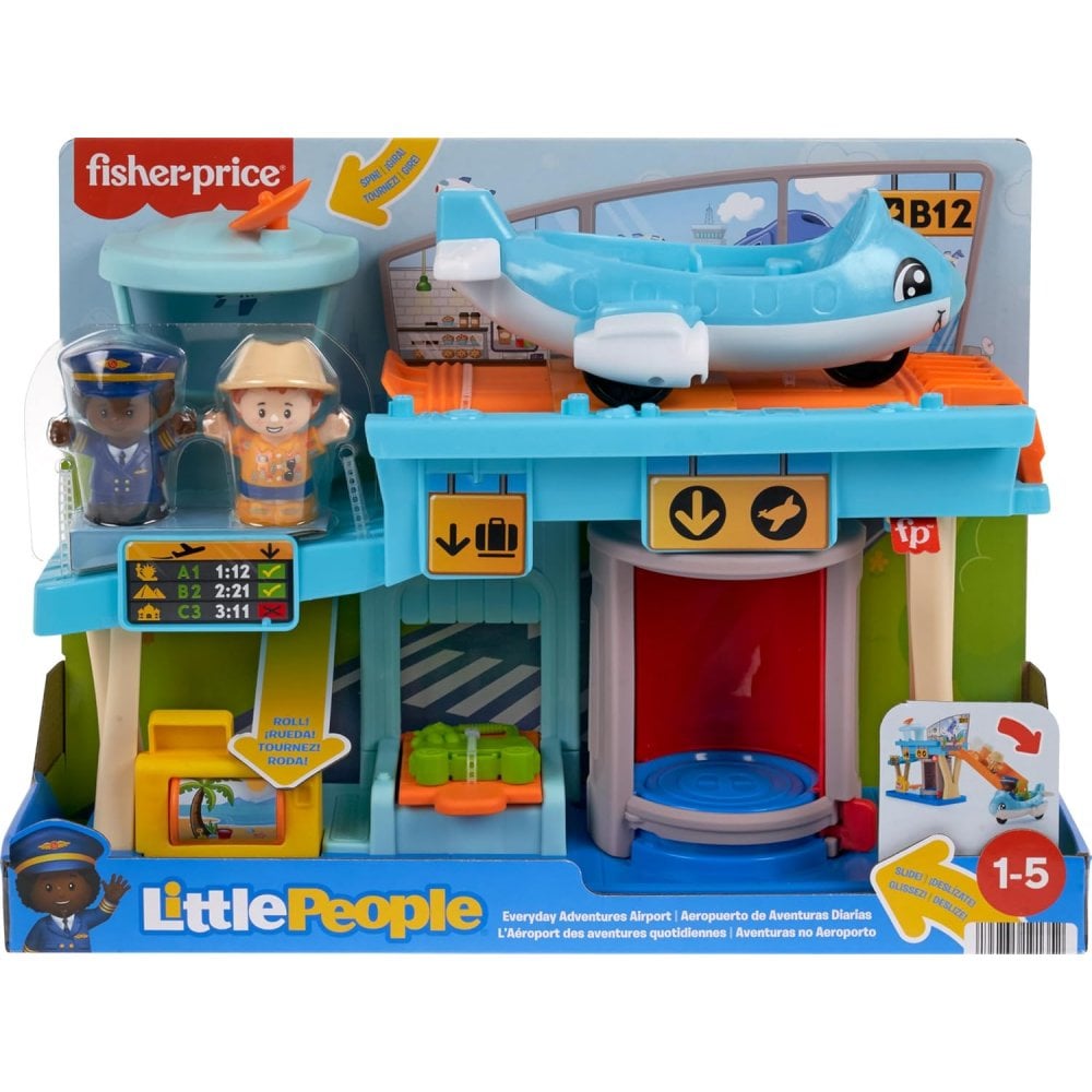 Toddler Toy Everyday Adventures Airport Playset with Airplane