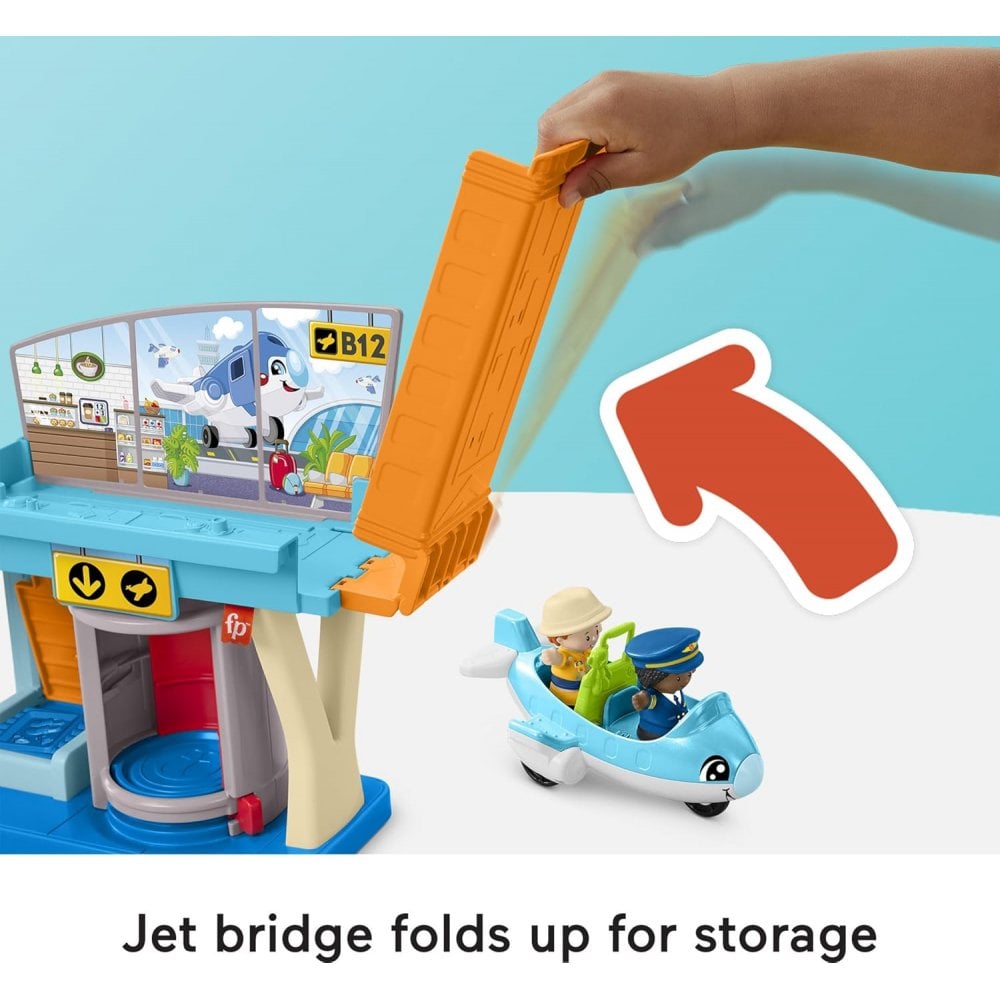 Toddler Toy Everyday Adventures Airport Playset with Airplane