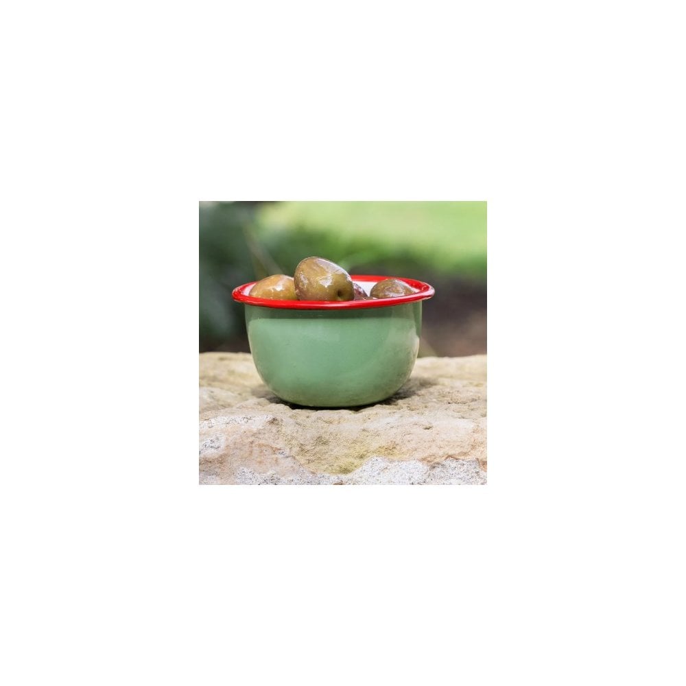 Enamel Bowl olive
