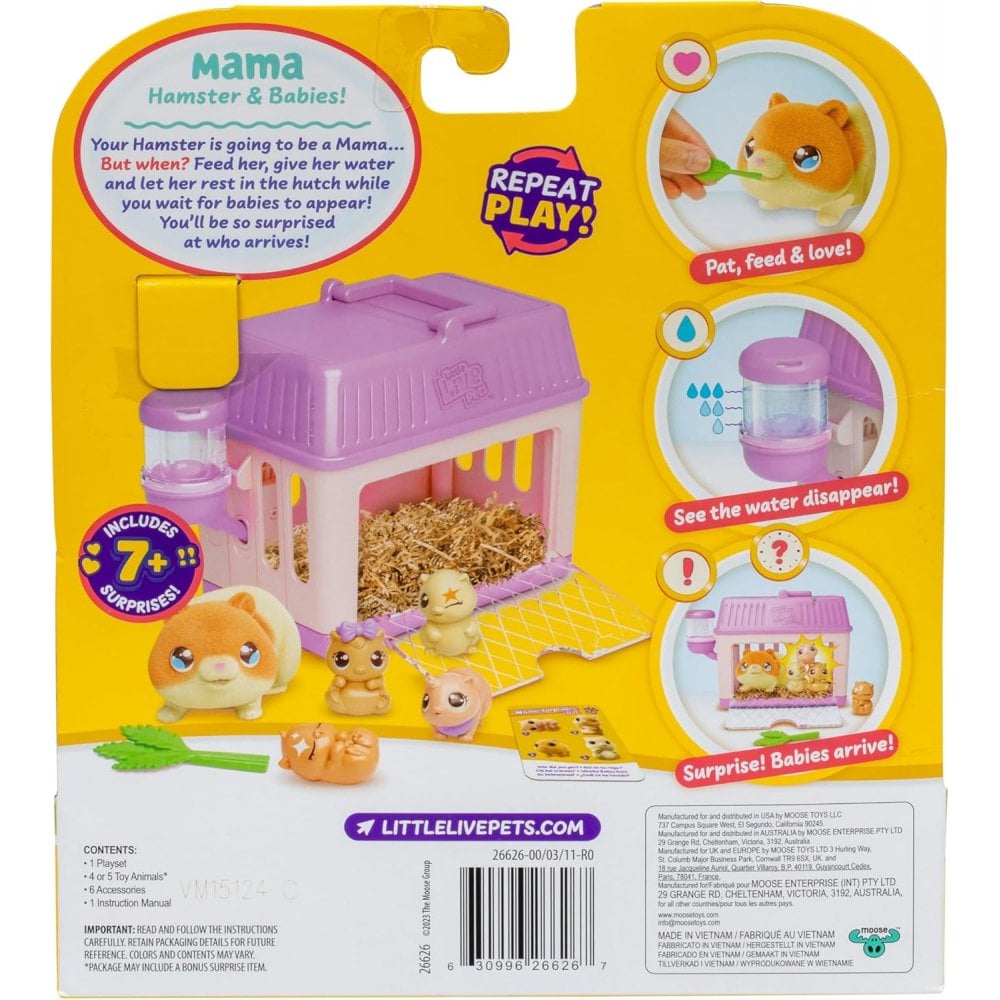 Little Live Pets Mama Surprise S4 Mini Playset Bunny/Hamster