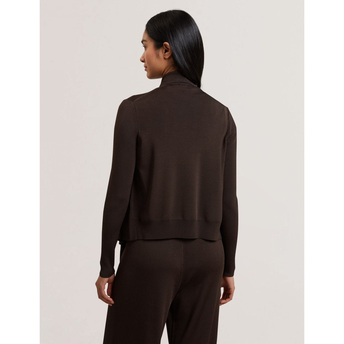 Elliyy Waterfall Front Knitted Open Cardigan