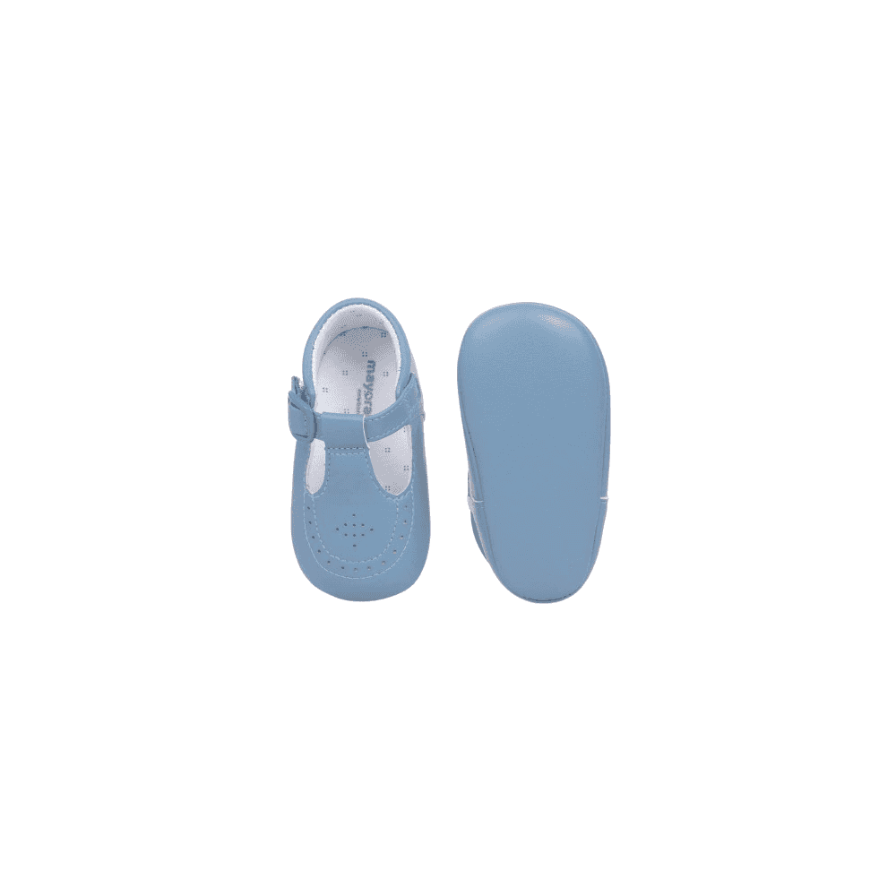 Faux Leather T-Bar Pre-Walker Shoes
