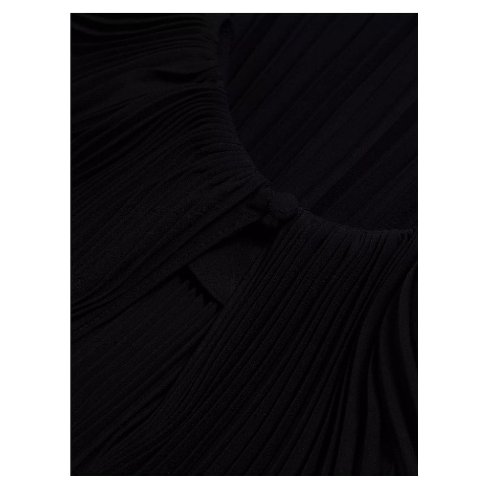 Agara Pleated Short Sleeve Blouse