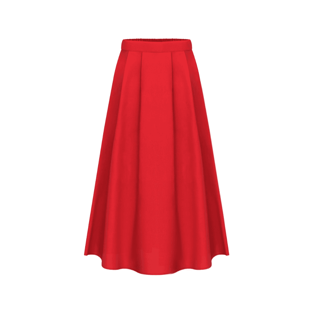 Urali Stretch Poplin Skirt