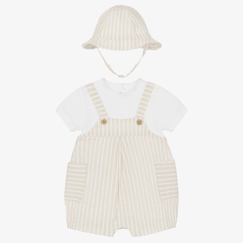 Short bodysuit with hat
