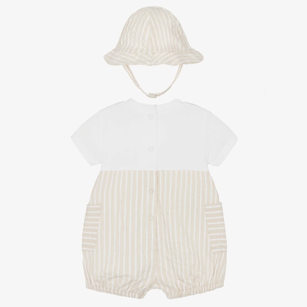 Short bodysuit with hat