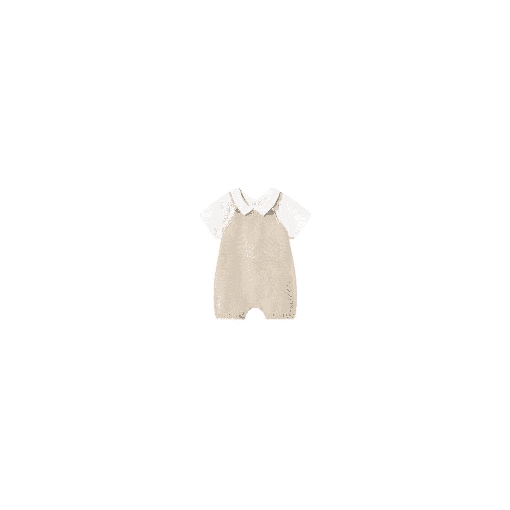Knit Dungaree Set