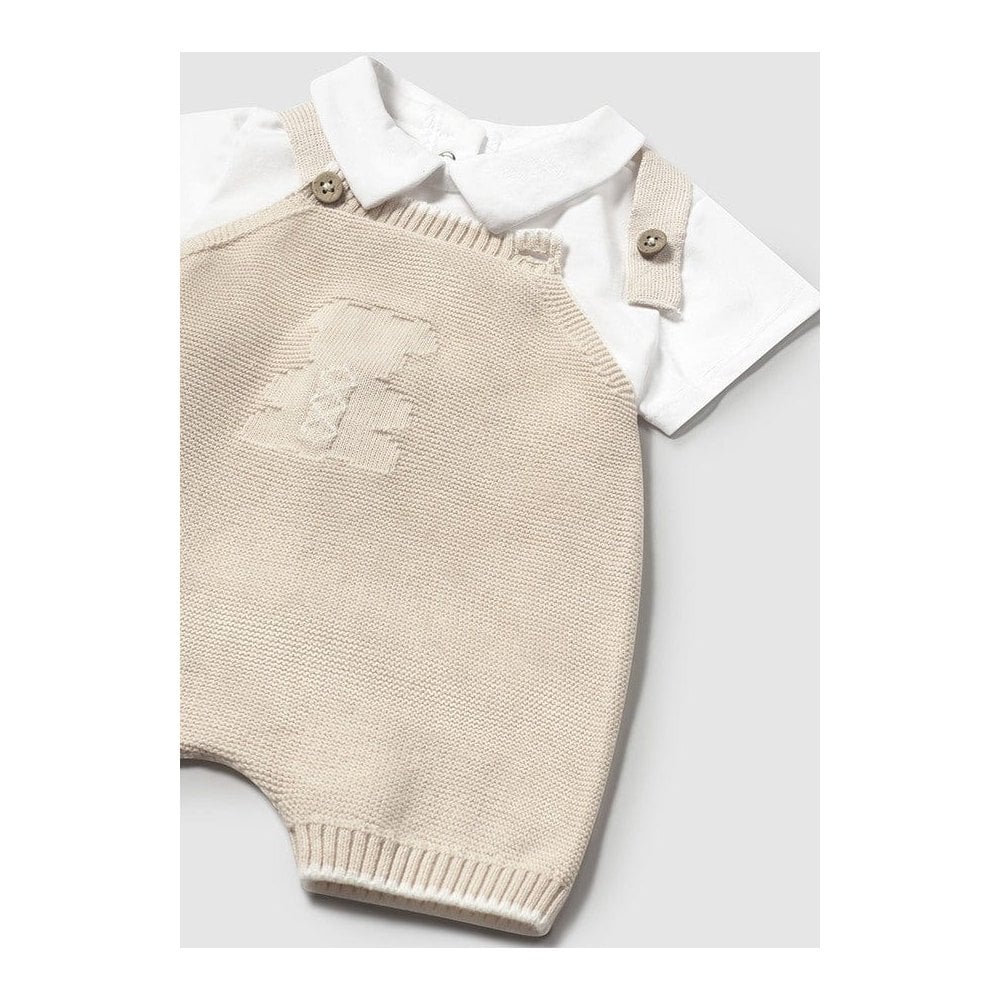 Knit Dungaree Set