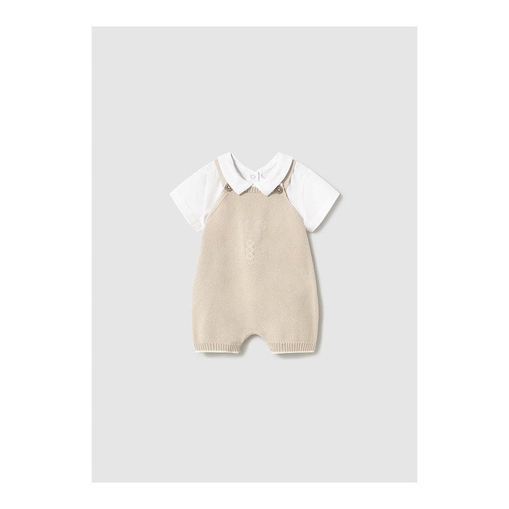 Knit Dungaree Set