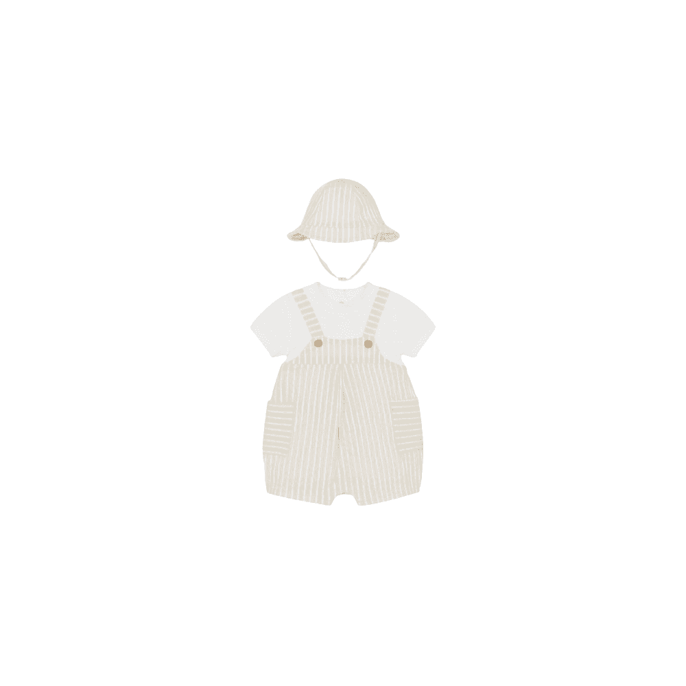 Short bodysuit with hat