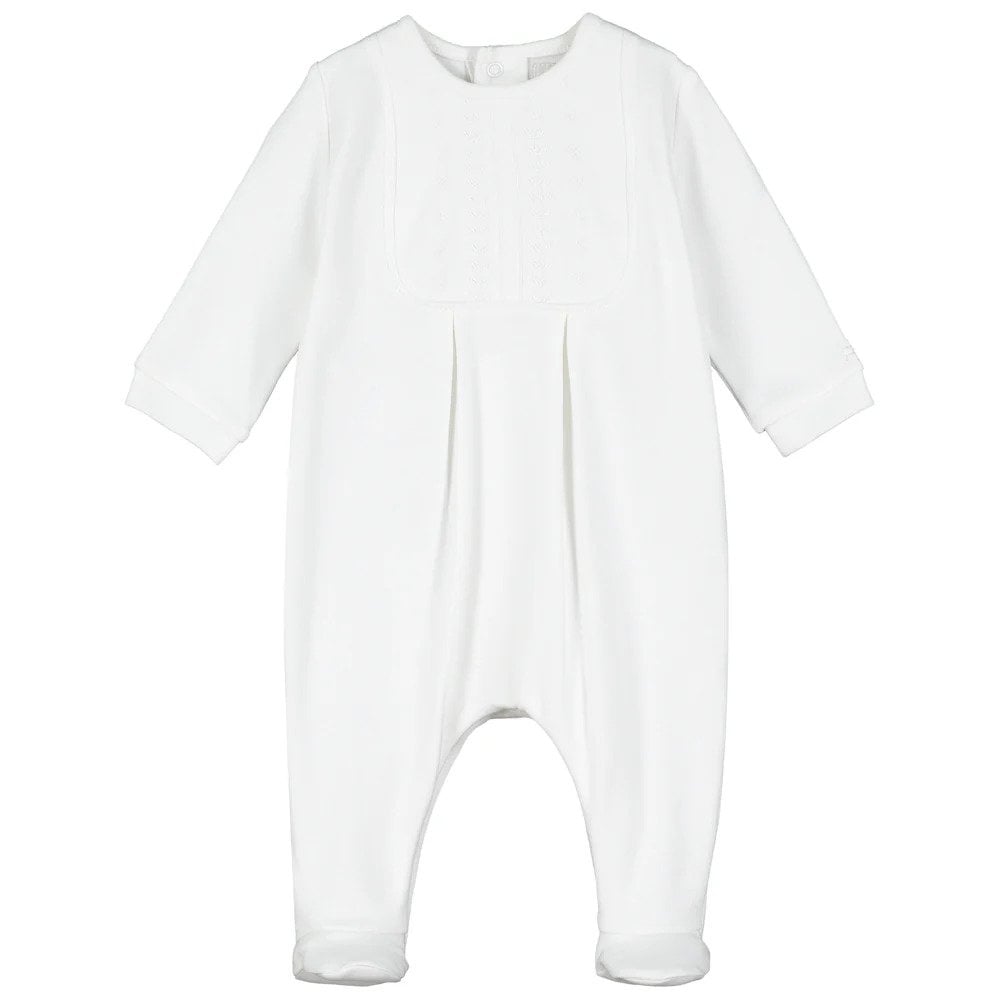 Interlock AIO with feet  embroidered yoke & Hat