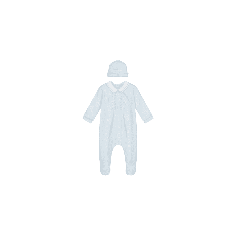 Interlock AIO with feet  embroidered yoke & Hat