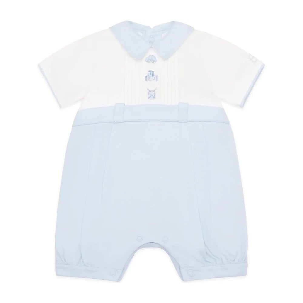 SJ Romper with pleated yoke & nursery toy emb