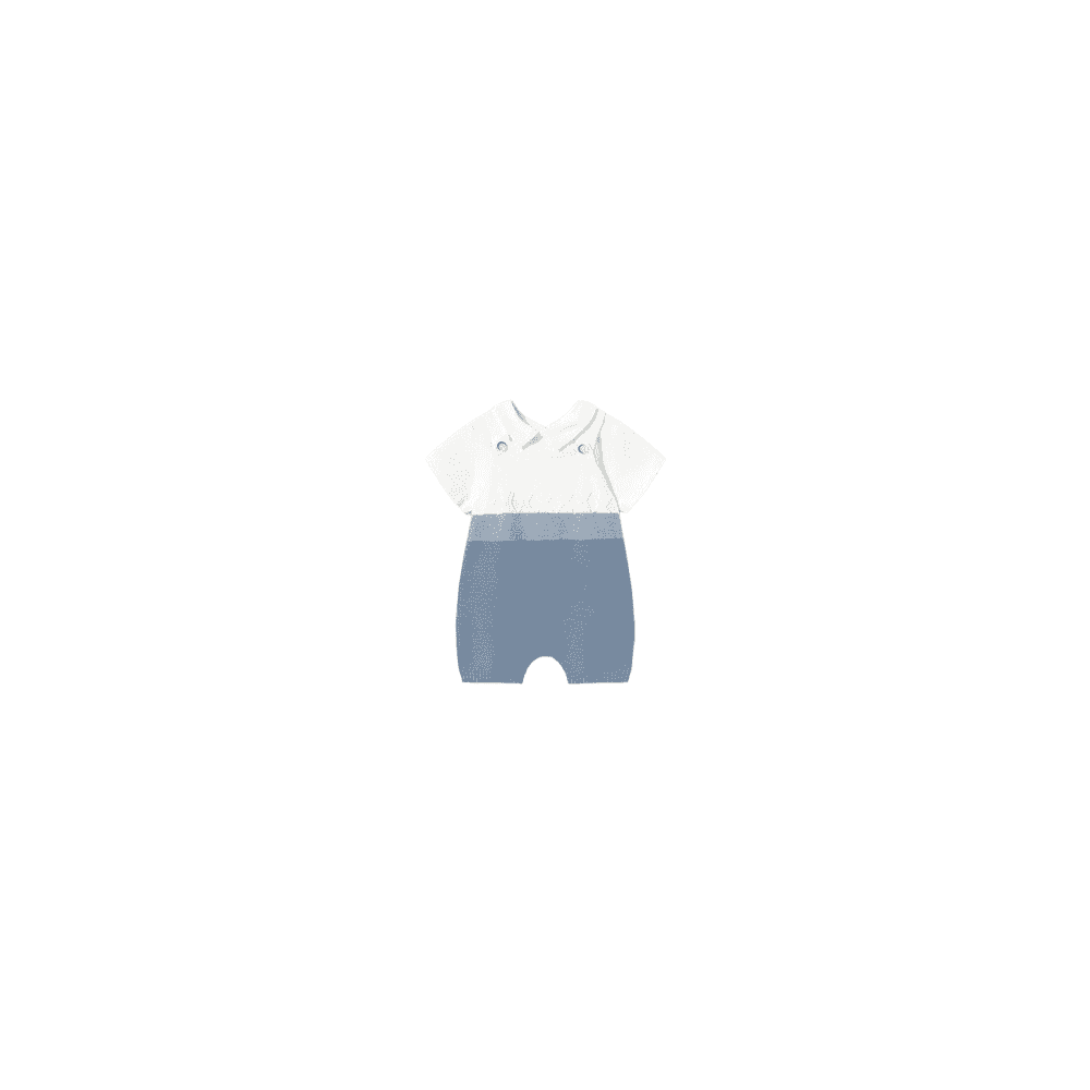 Knit Dungaree Set