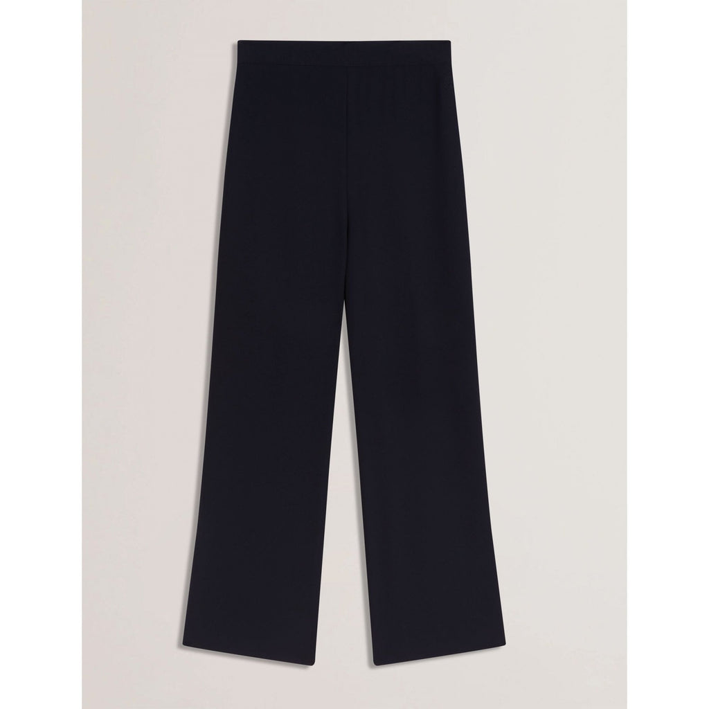 Gorjja Piping Detail Wide Leg Crepe Trousers