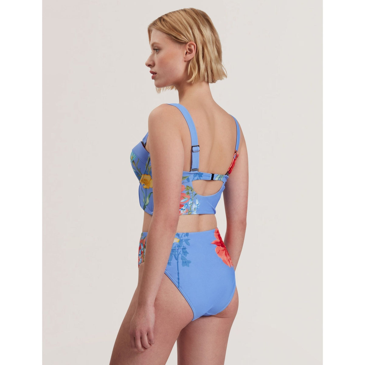 Loriiaa Printed Underwired Bikini Top