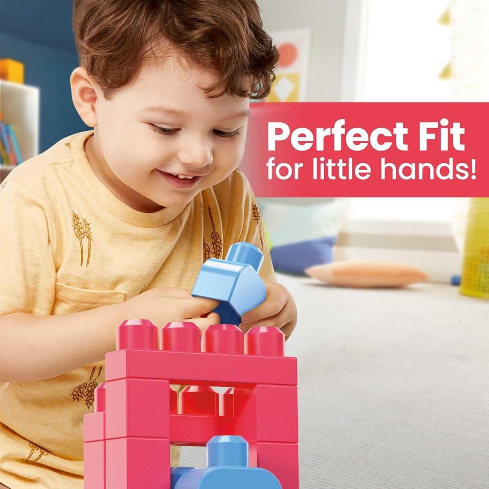 Mega Bloks Big Buildng Bag 60pcs Pink