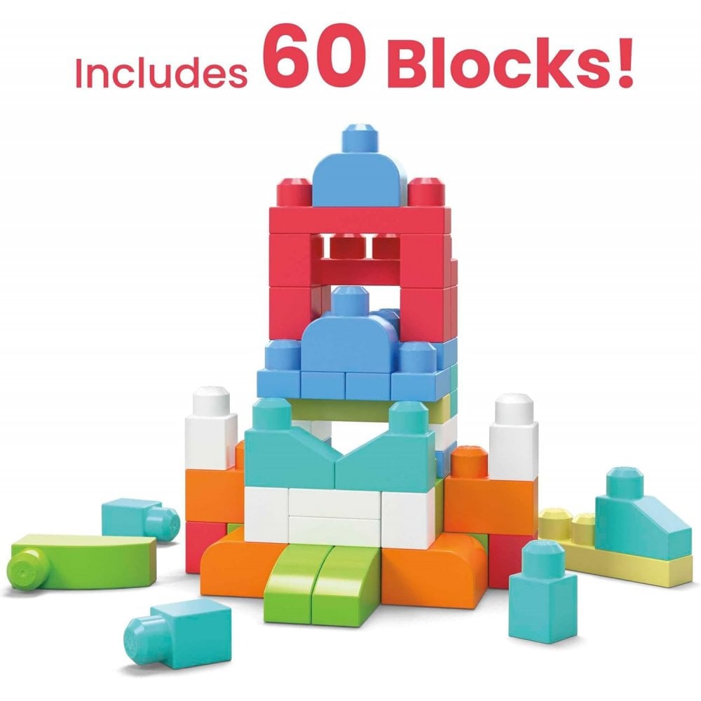Mega Bloks Big Buildng Bag 60pcs Pink