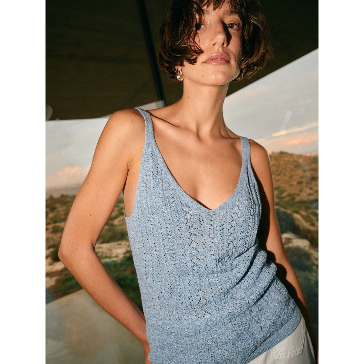 MMCressida Melange Knit Top