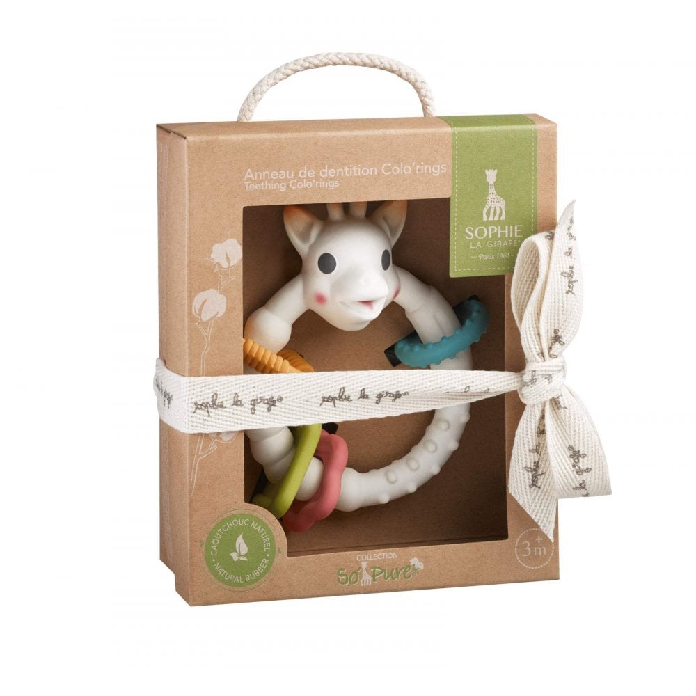 So Pure Sophie Giraffe Multi Textured Teether