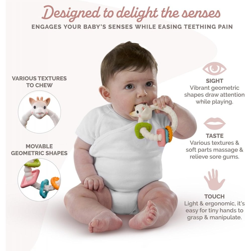 So Pure Sophie Giraffe Multi Textured Teether