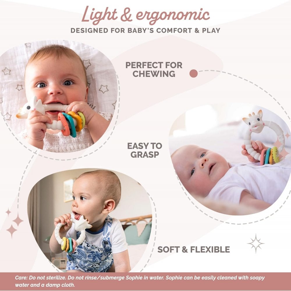 So Pure Sophie Giraffe Multi Textured Teether