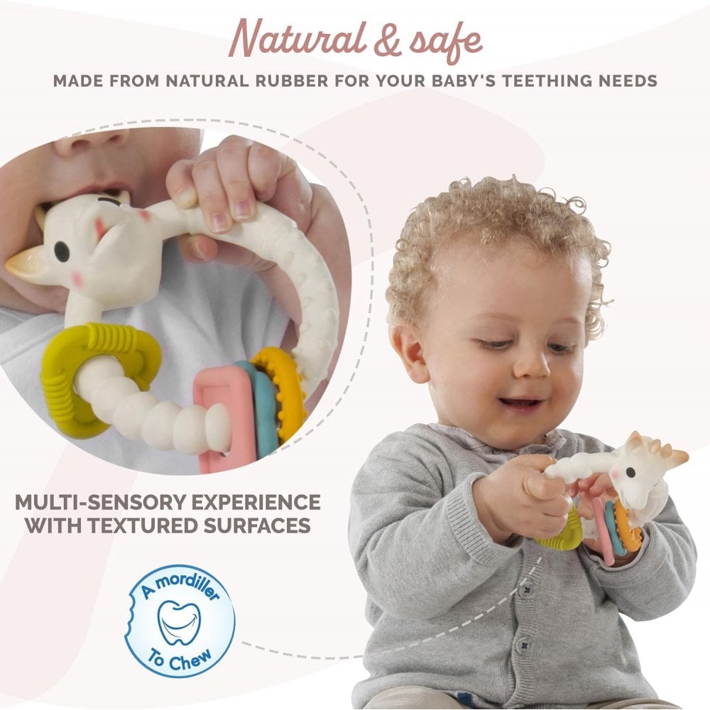 So Pure Sophie Giraffe Multi Textured Teether