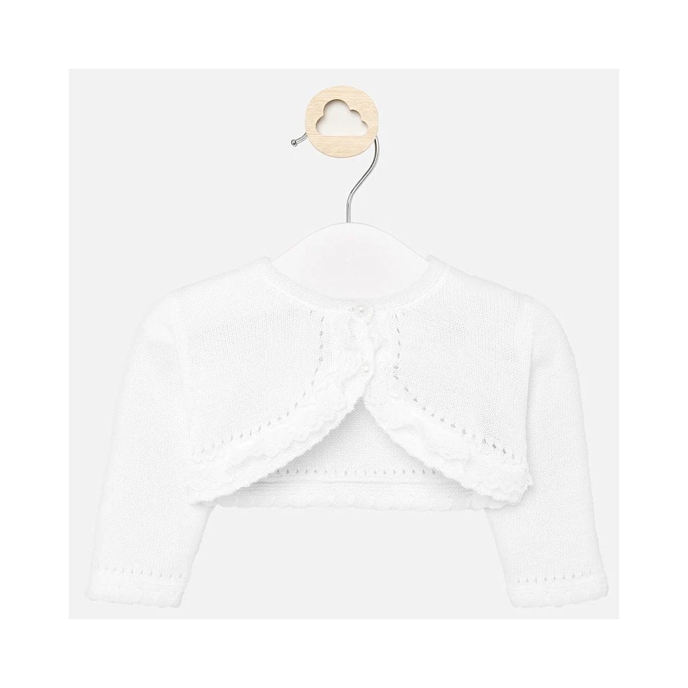 Rebecas White Ceremony Cardigan