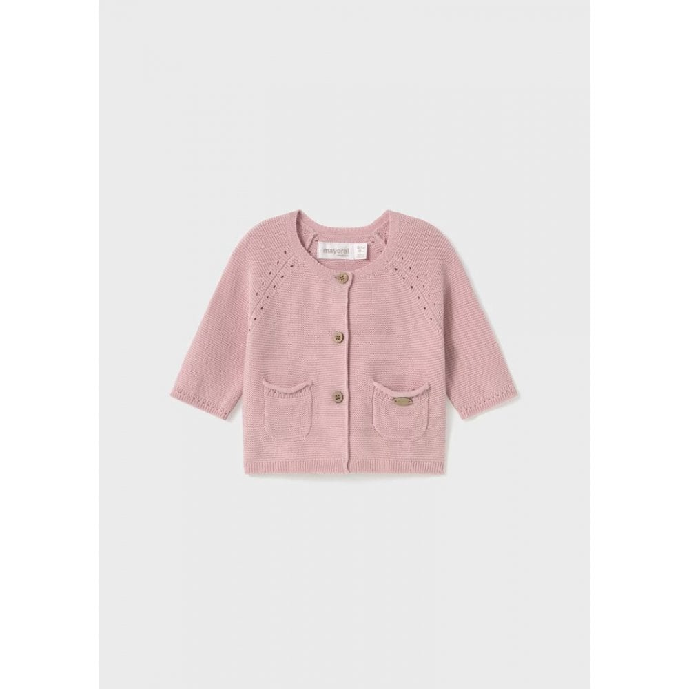 Knit long cardigan
