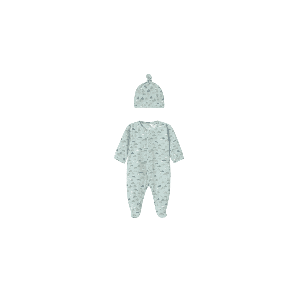 Long onesie with hat