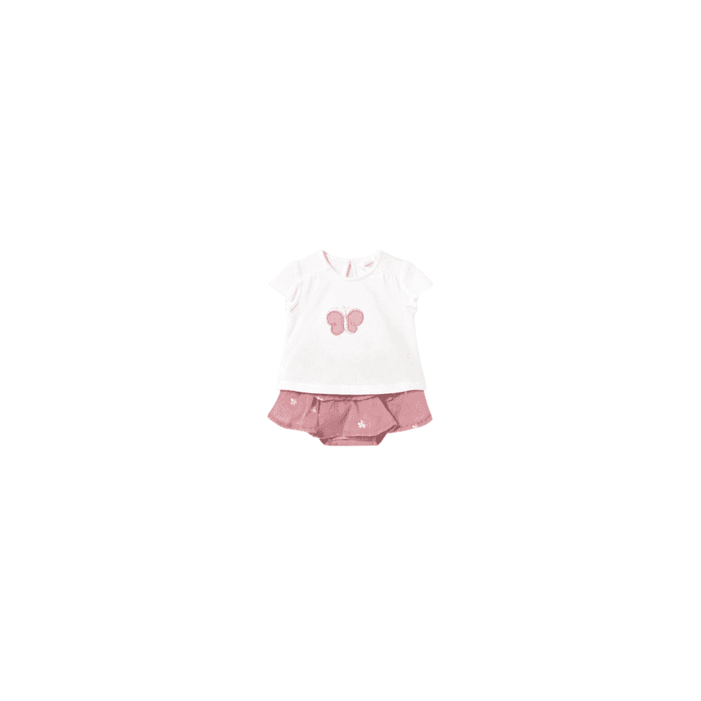Newborn girl skirt and top set