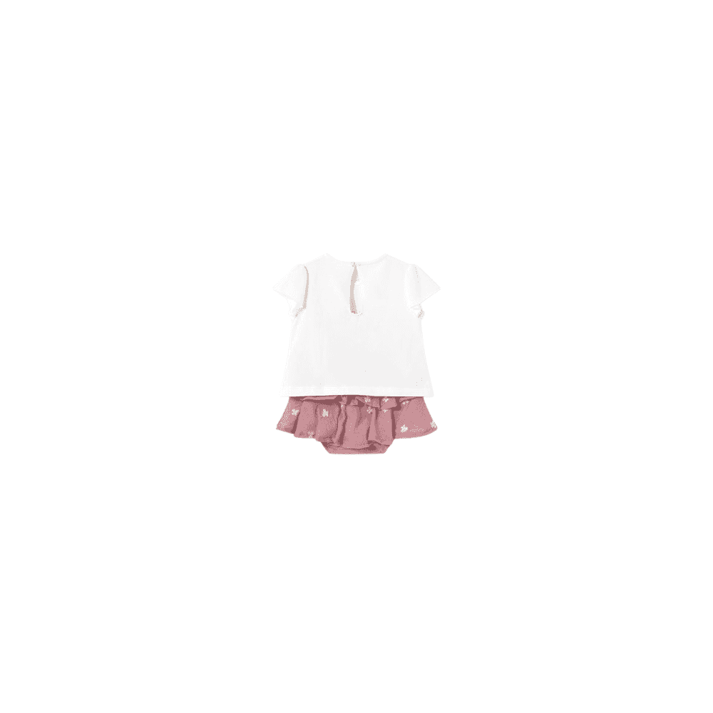 Newborn girl skirt and top set