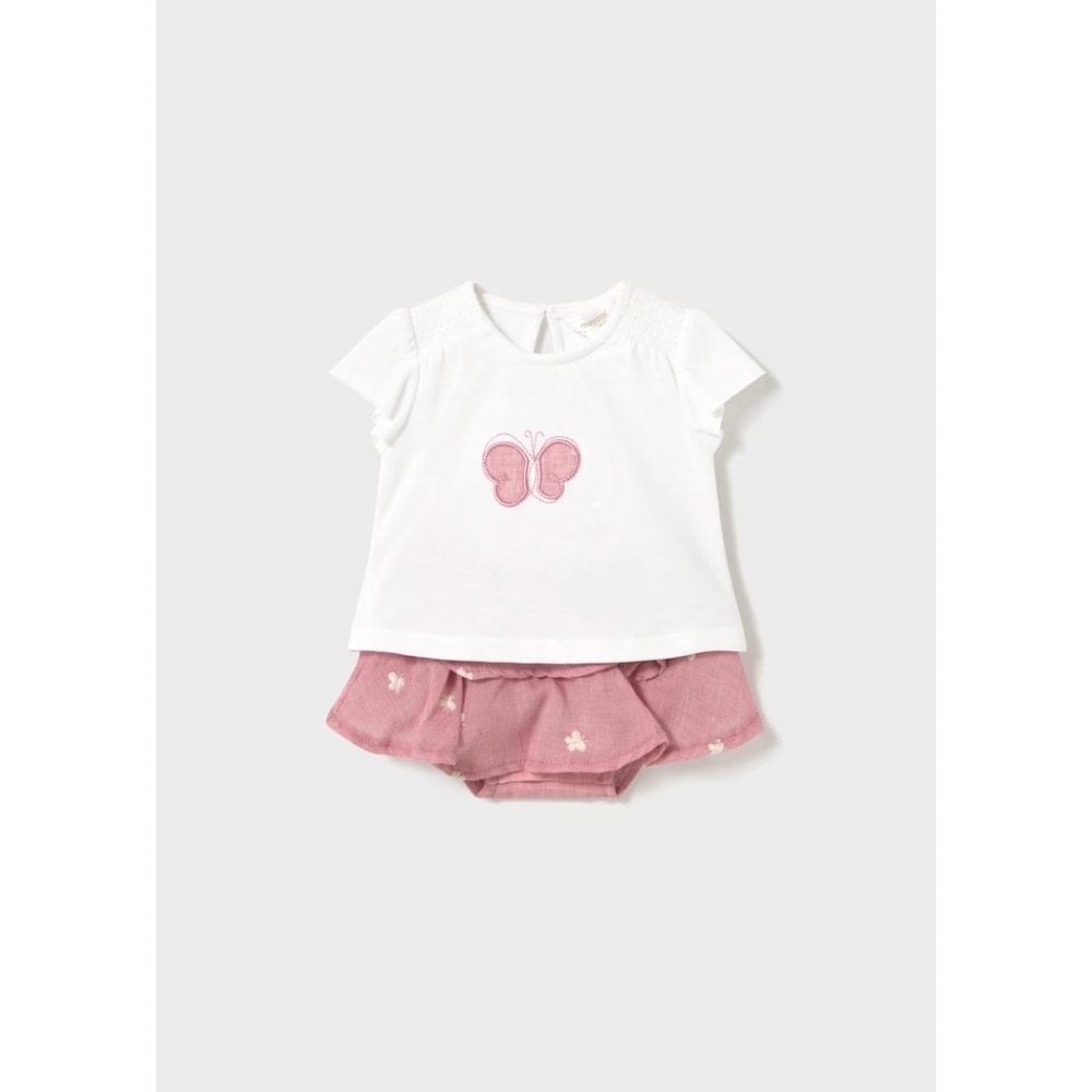 Newborn girl skirt and top set