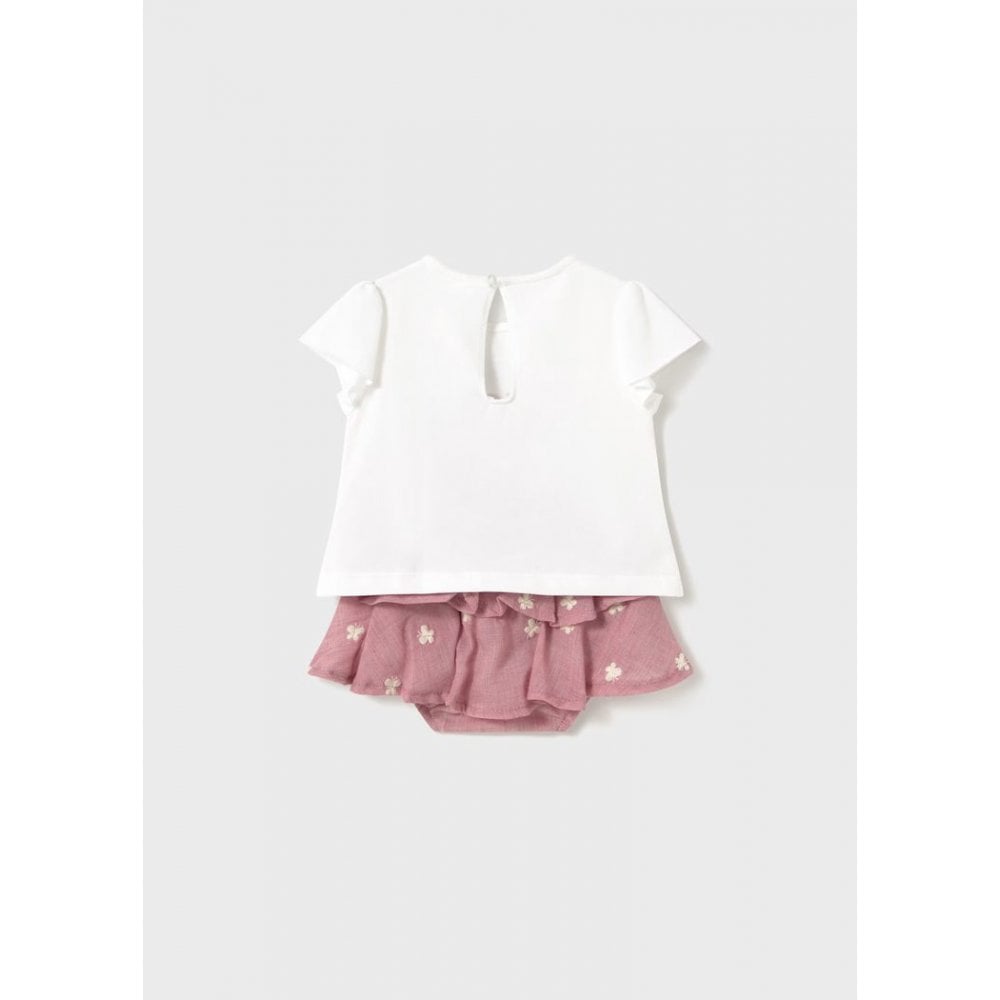 Newborn girl skirt and top set