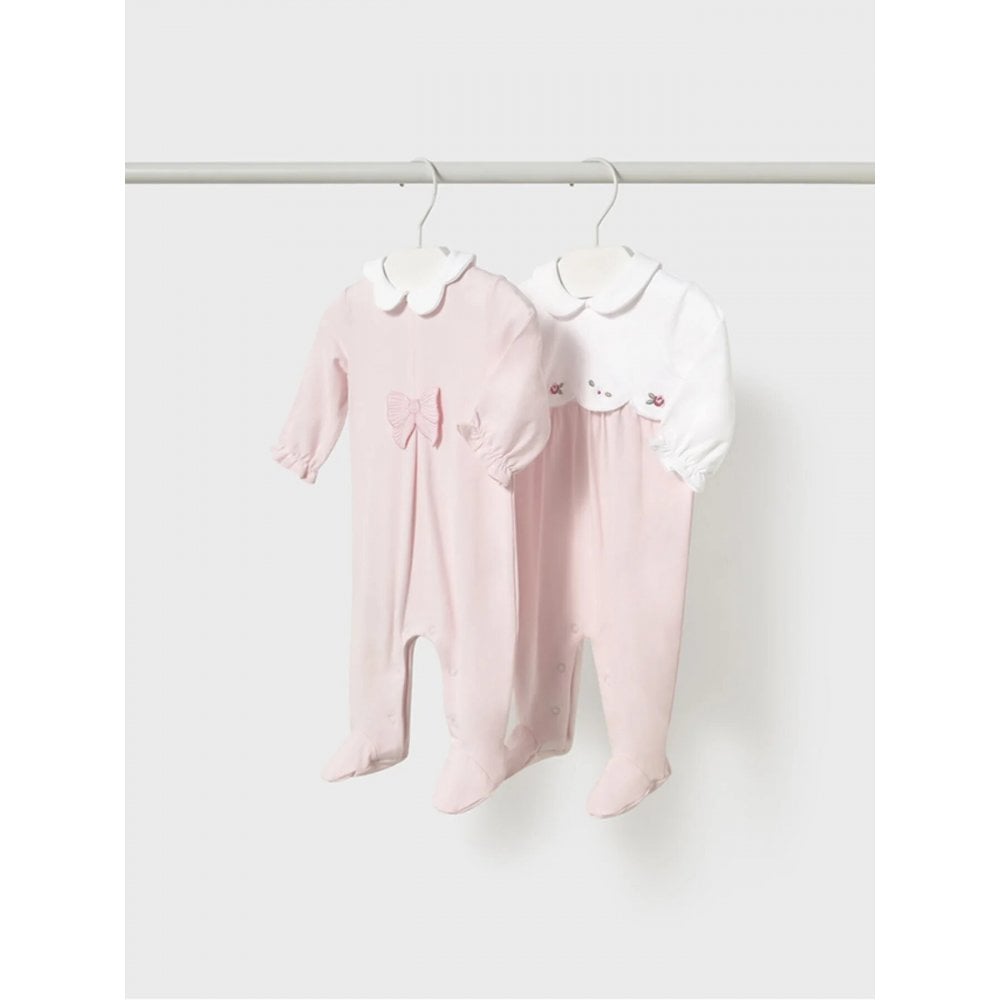 Bow Babygrow Set Of Two