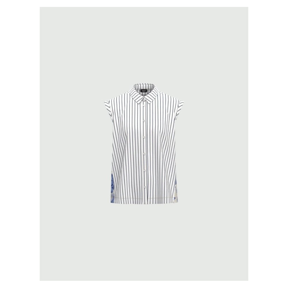 Stipite Sleeveless Contrasting-Back Shirt