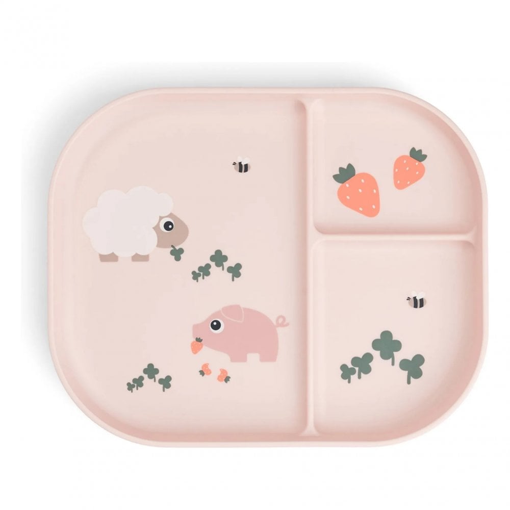 Foodie compartment plate Tiny farm Powder