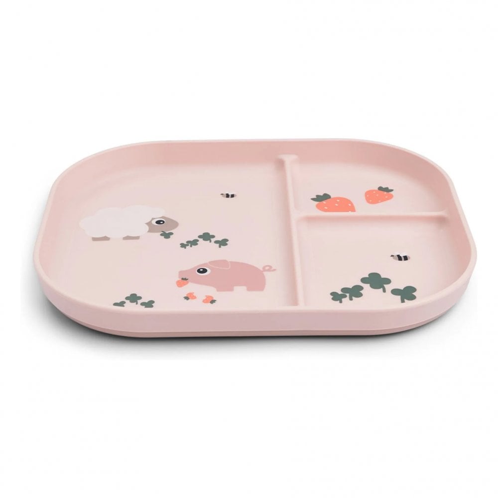 Foodie compartment plate Tiny farm Powder