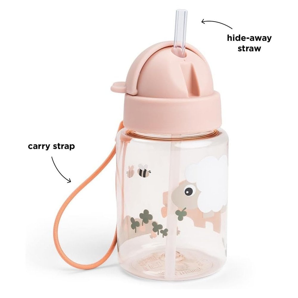 Straw bottle Tiny farm Powder 280 ml