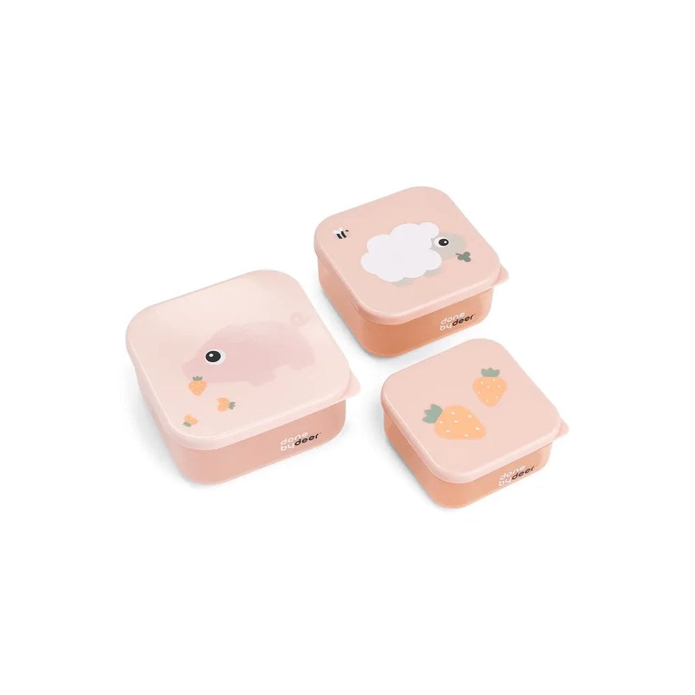 Snack box set 3 pcs Tiny farm Powder